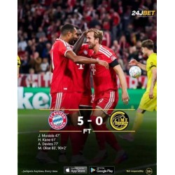 Le FC Bayern Munich s'impose 5-0 face à Bodø/Glimt